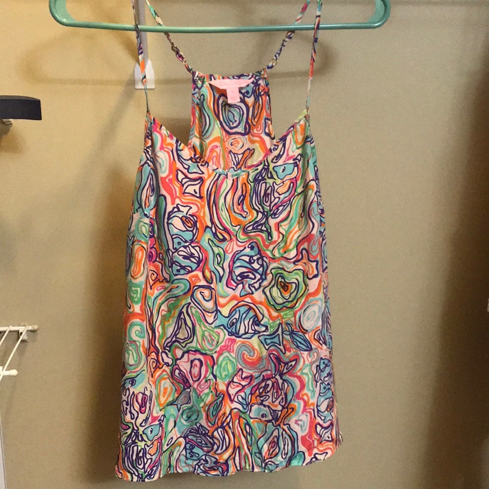Lilly Pulitzer Dusk silk top